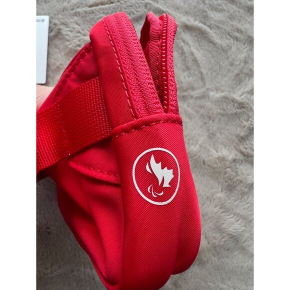 Lululemon Team Canada Future Legacy Mini Belt Bag Red 1L Recycled Content Adjust - Picture 6 of 10